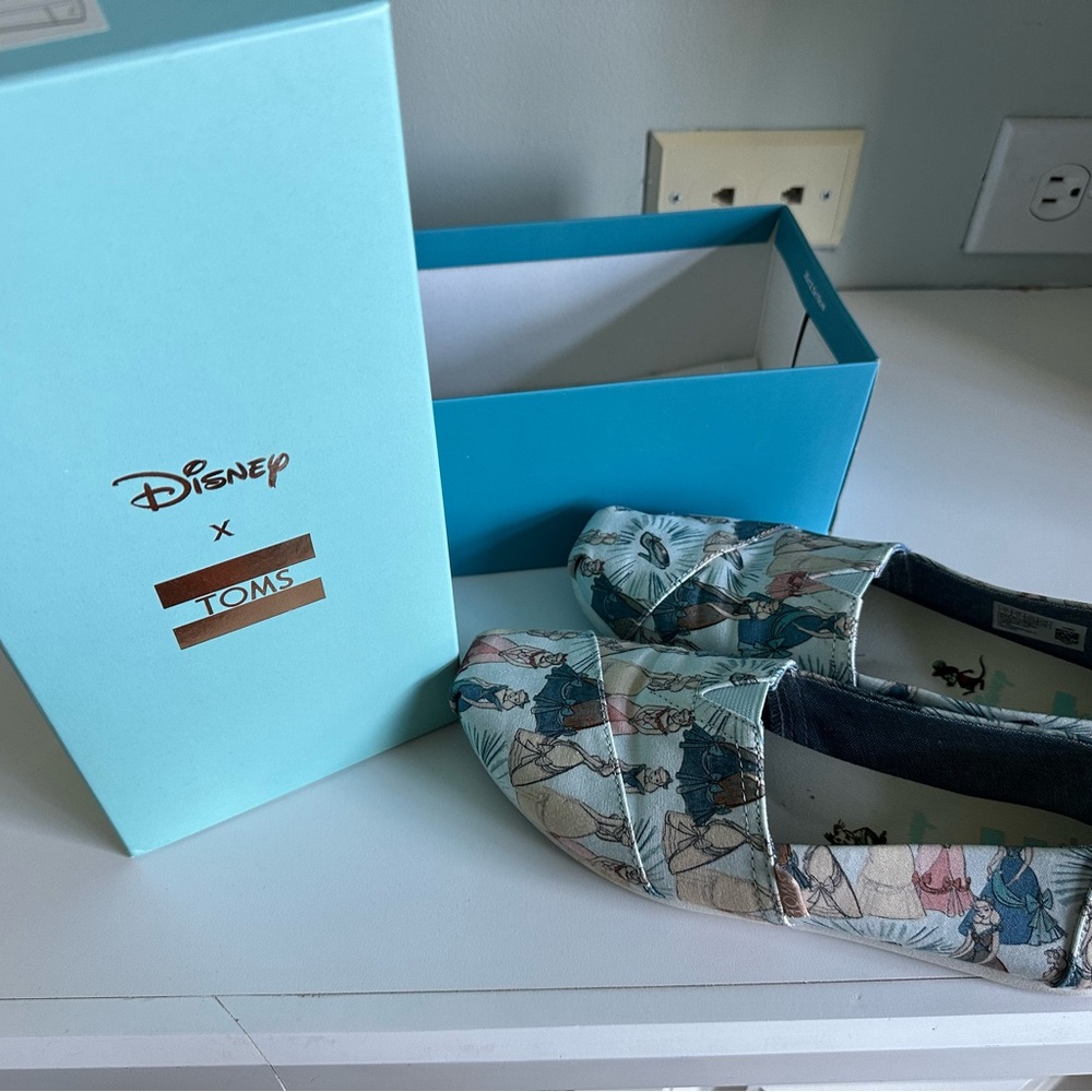 Disney x TOMS Cinderella Slip-On Shoes